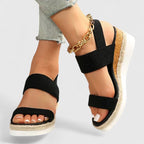 Women's orthopedic sandals with arch support and cushioned footbed for plantar fasciitis relief