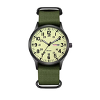 Military watch outdoor water-resistant luminous dial quartz rugged sport