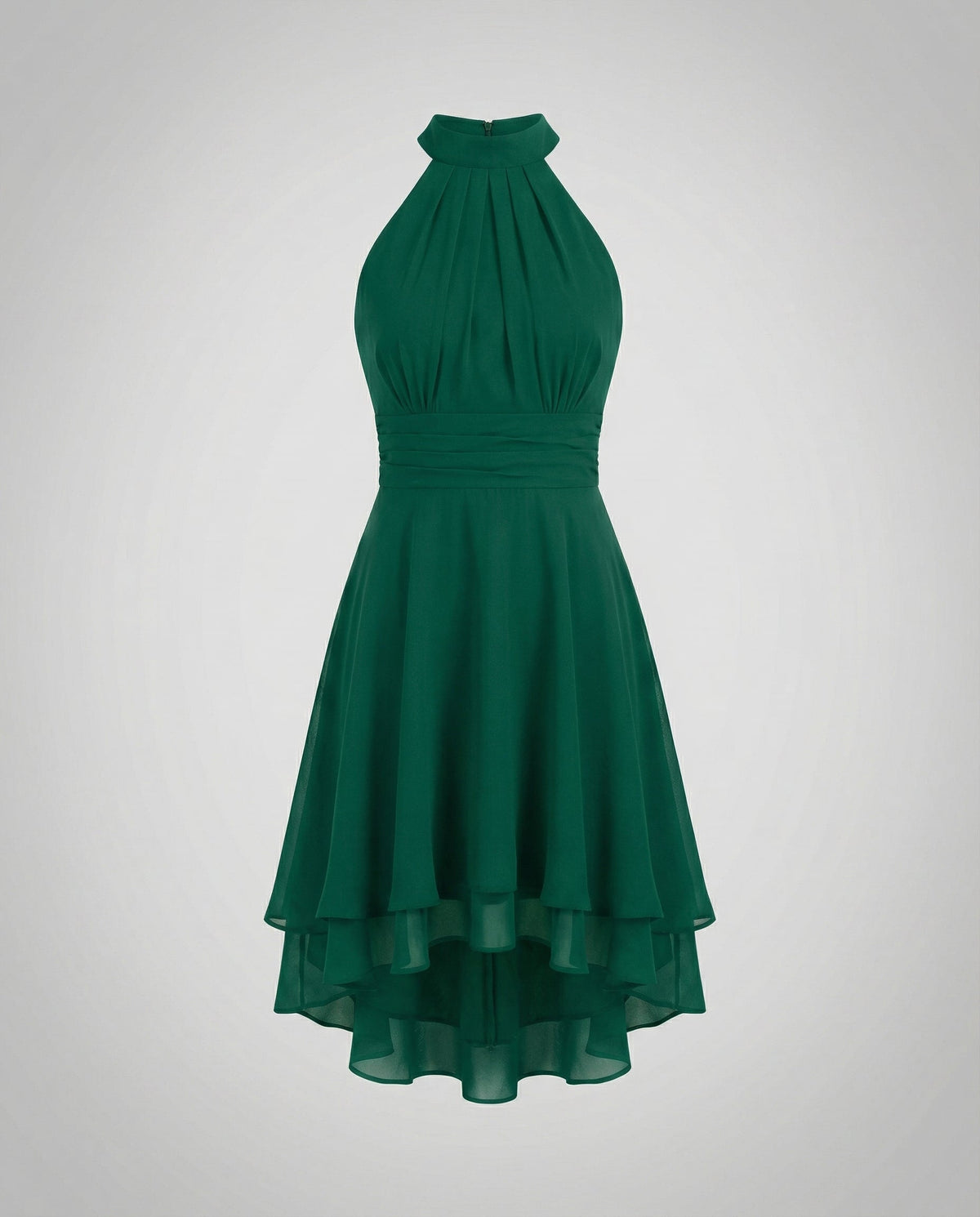 Women's ruffle summer dress lightweight figure-hugging fit, spring and summer