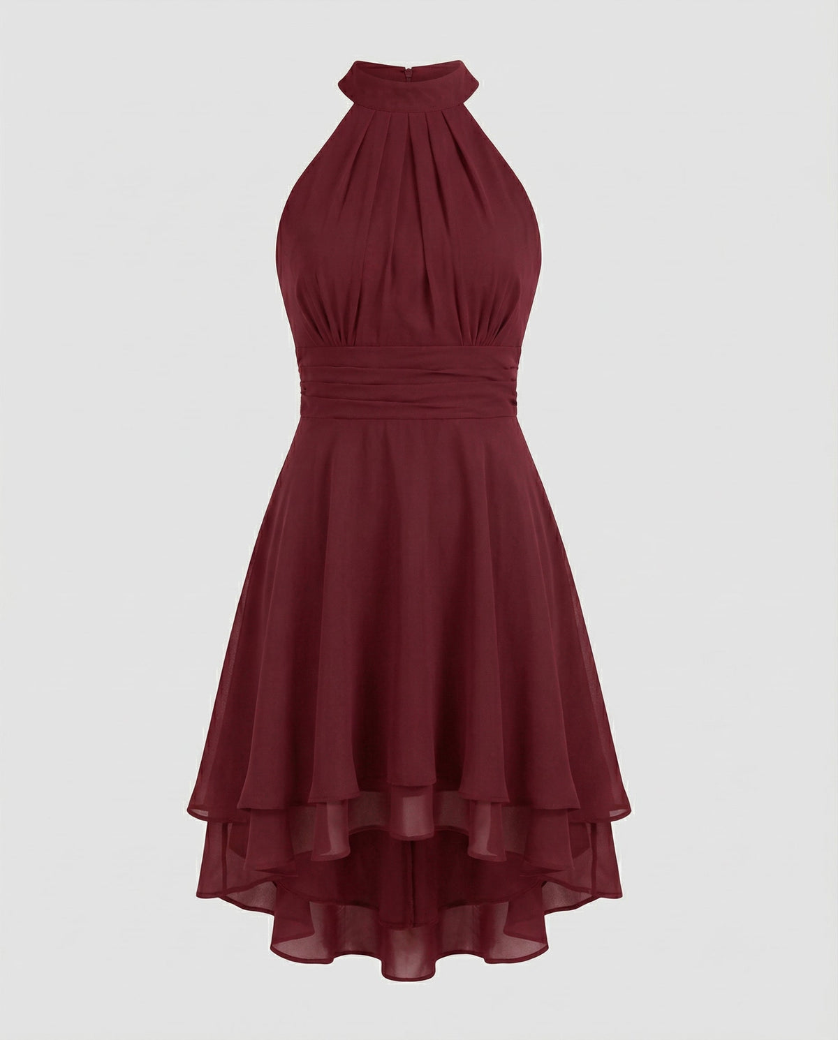 Women's ruffle summer dress lightweight figure-hugging fit, spring and summer