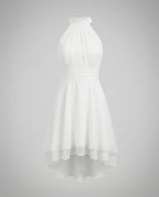 Women's ruffle summer dress lightweight figure-hugging fit, spring and summer