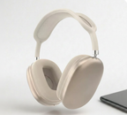 Wireless noise cancelling over-ear headphones with Bluetooth 5.4 and built-in microphone