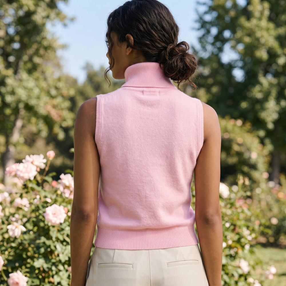 Turtleneck Sweater | Women’s Polyester Slim Fit Minimalist, Soft Casual Wear