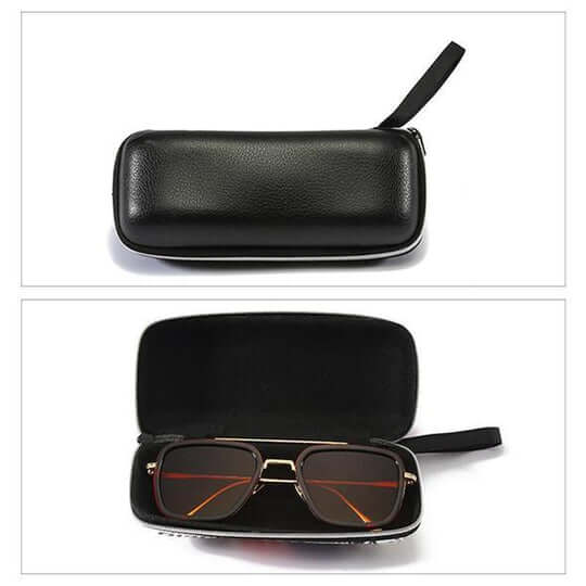 Multifocal glasses with anti-reflective coating and blue light filter for reading and distance