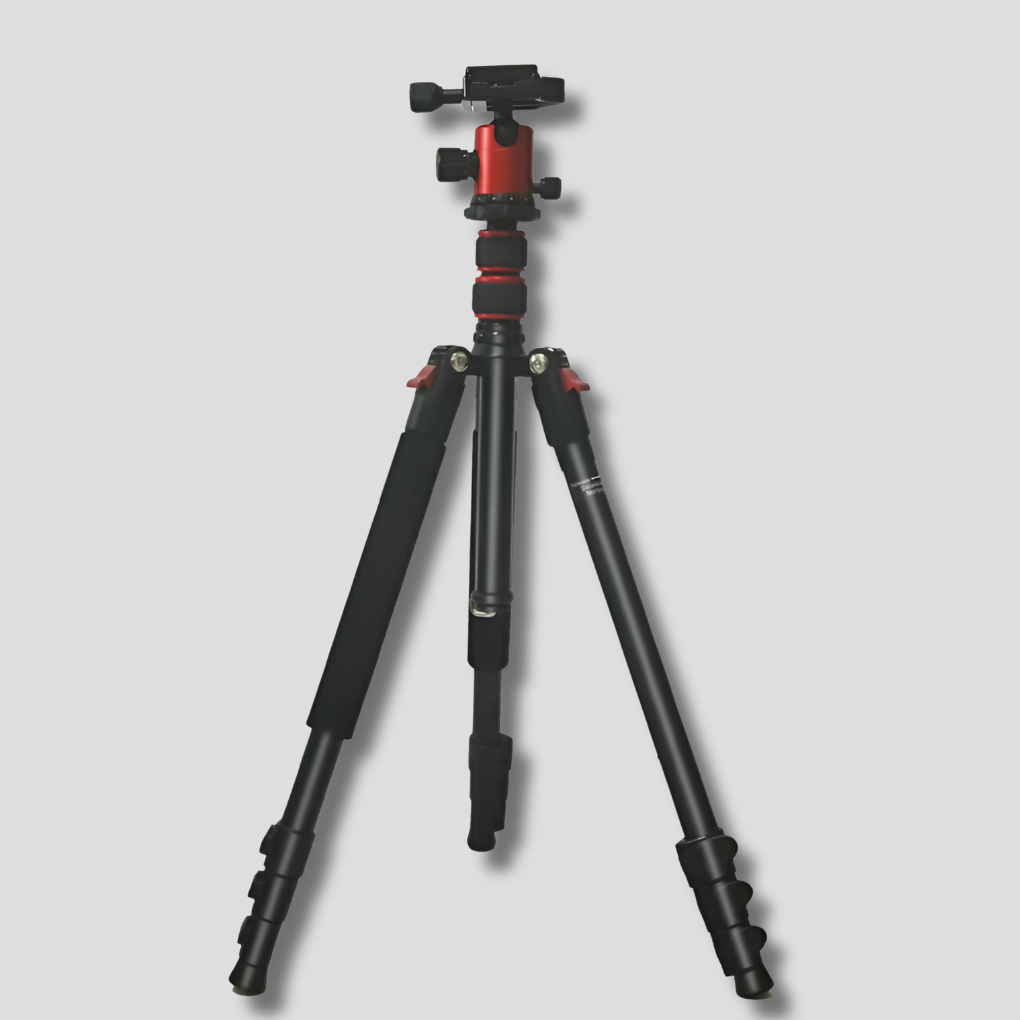 Aluminum camera tripod 67 inch portable with ball head for DSLR and mirrorless cameras