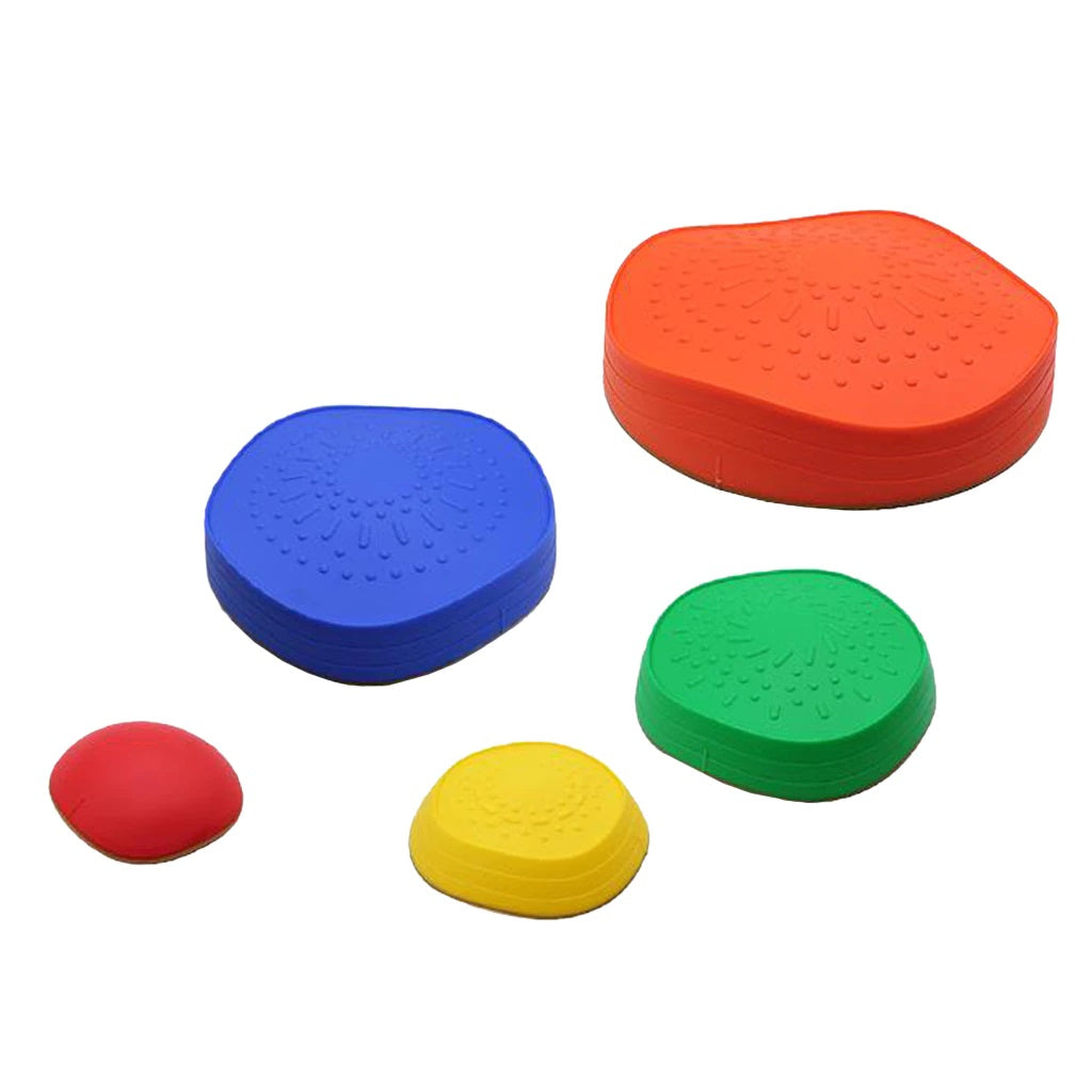 Balance stepping stones kids coordination toy ABS plastic indoor outdoor set of 5