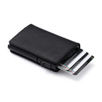 AirTag wallet RFID blocking slim card holder with money clip