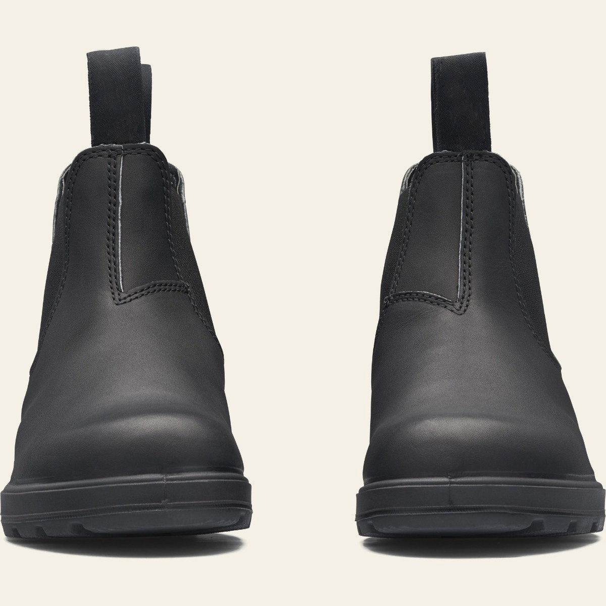 Women's leather ankle boots in grey and black, elegant timeless design for autumn and winter