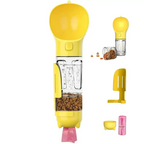 Portable pet water bottle 3-in-1 dispenser and bowl, BPA-free, 300ml and 500ml