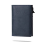 AirTag wallet RFID blocking slim card holder with money clip