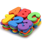 Bath letters and numbers colorful EVA foam set, 26 letters and 10 digits for kids