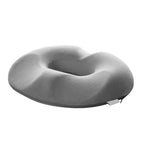 Memory foam donut seat cushion for hemorrhoid and tailbone pain relief