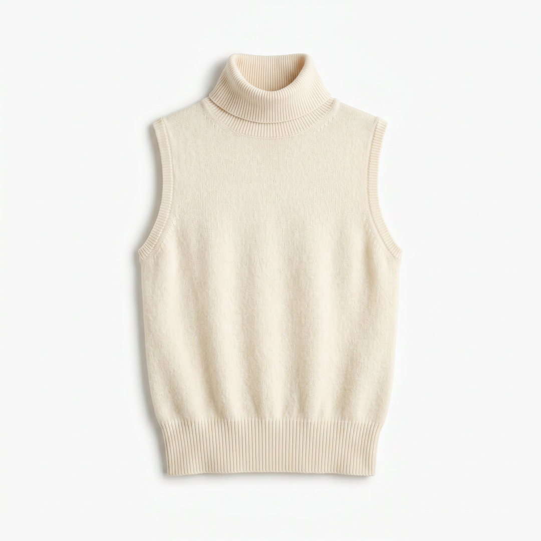 Turtleneck Sweater | Women’s Polyester Slim Fit Minimalist, Soft Casual Wear