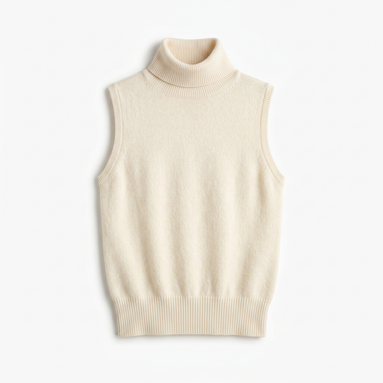 Turtleneck Sweater | Women’s Polyester Slim Fit Minimalist, Soft Casual Wear