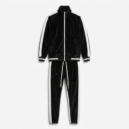 Classic Velvet - Men's Tracksuit - Continuous Zipper