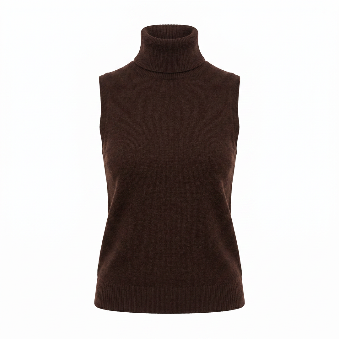 Turtleneck Sweater | Women’s Polyester Slim Fit Minimalist, Soft Casual Wear