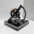 Automatic watch winder for mechanical watches with quiet motor and programmable rotation