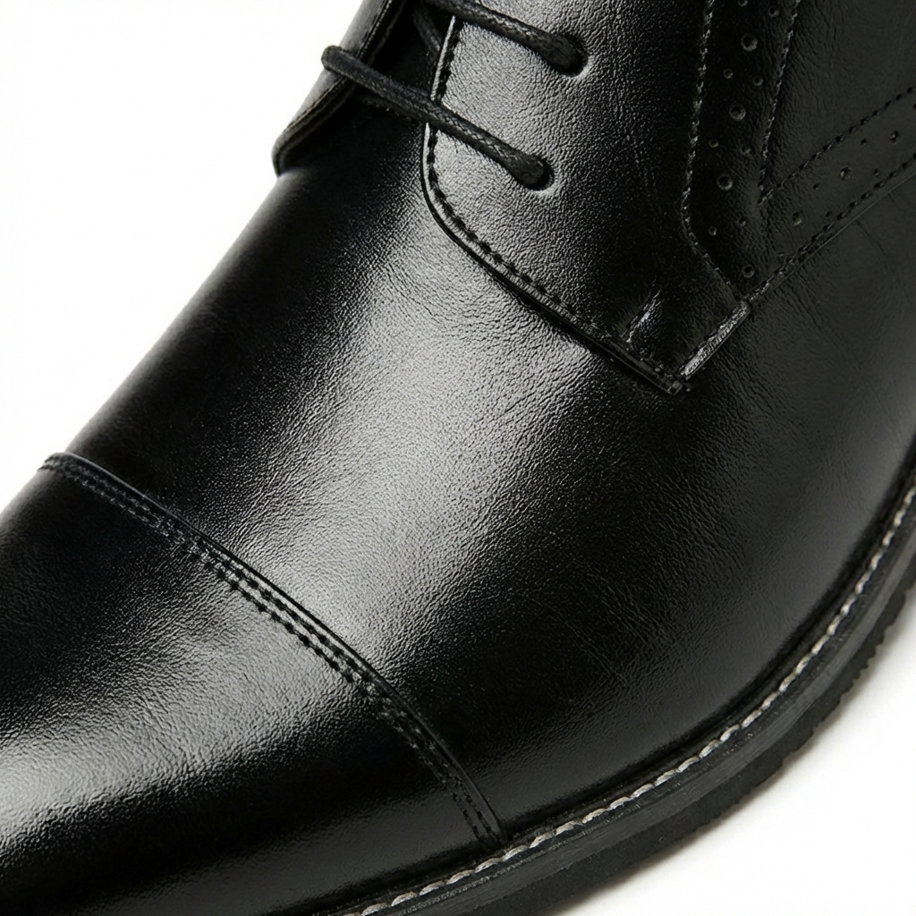 Men's Derby Shoes | Smooth Toe, Contrast Stitching | Formal