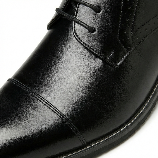 Men's Derby Shoes | Smooth Toe, Contrast Stitching | Formal