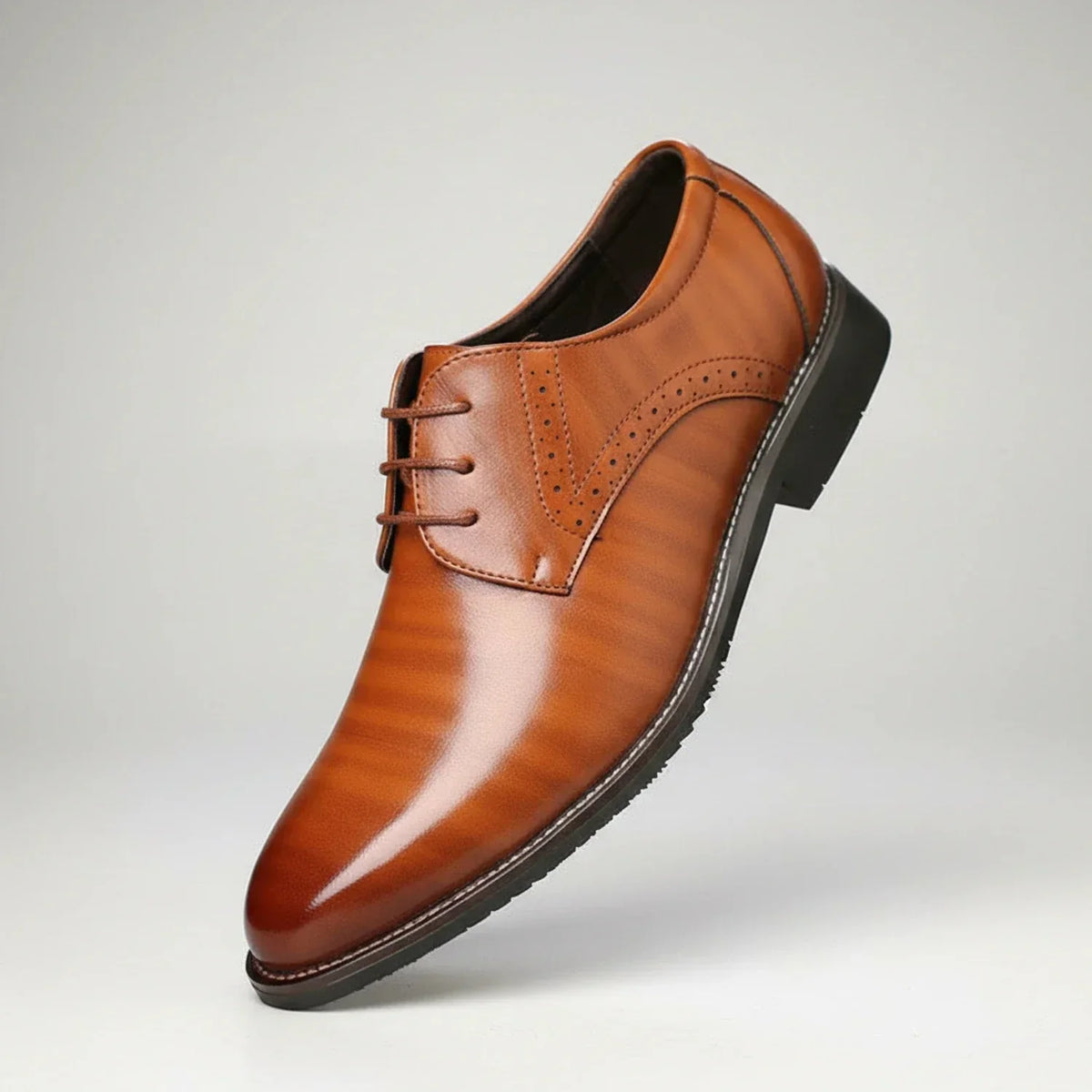 Men's Derby Shoes | Smooth Toe, Contrast Stitching | Formal