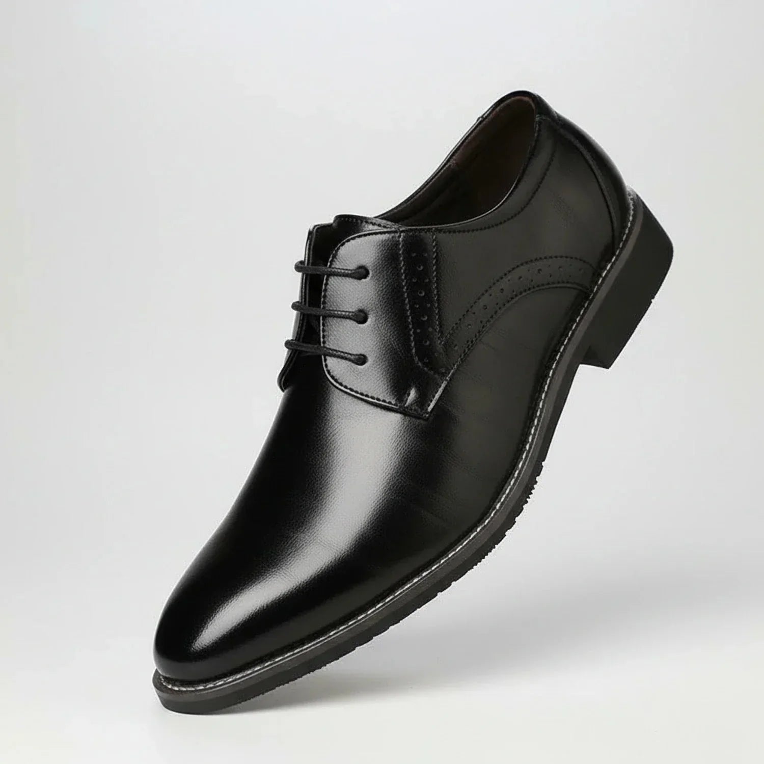 Men's Derby Shoes | Smooth Toe, Contrast Stitching | Formal