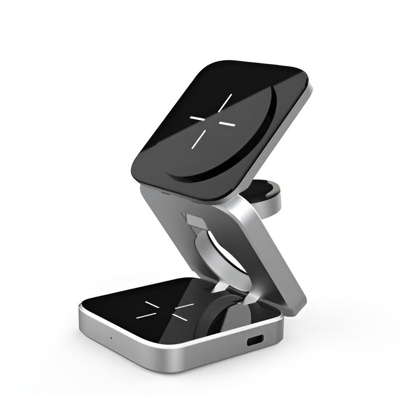 3-in-1 wireless charger MagSafe compatible, fast charging for iPhone Apple Watch AirPods