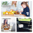 Electric lunch box 3-in-1 car and office food heater 1.8L capacity
