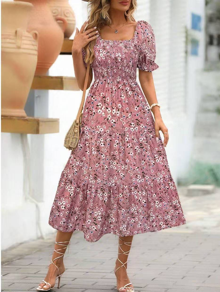 Pink & Sage Ditsy Floral / XXL
