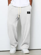 Men's comfort trousers relaxed fit with adjustable waistband, breathable everyday pants