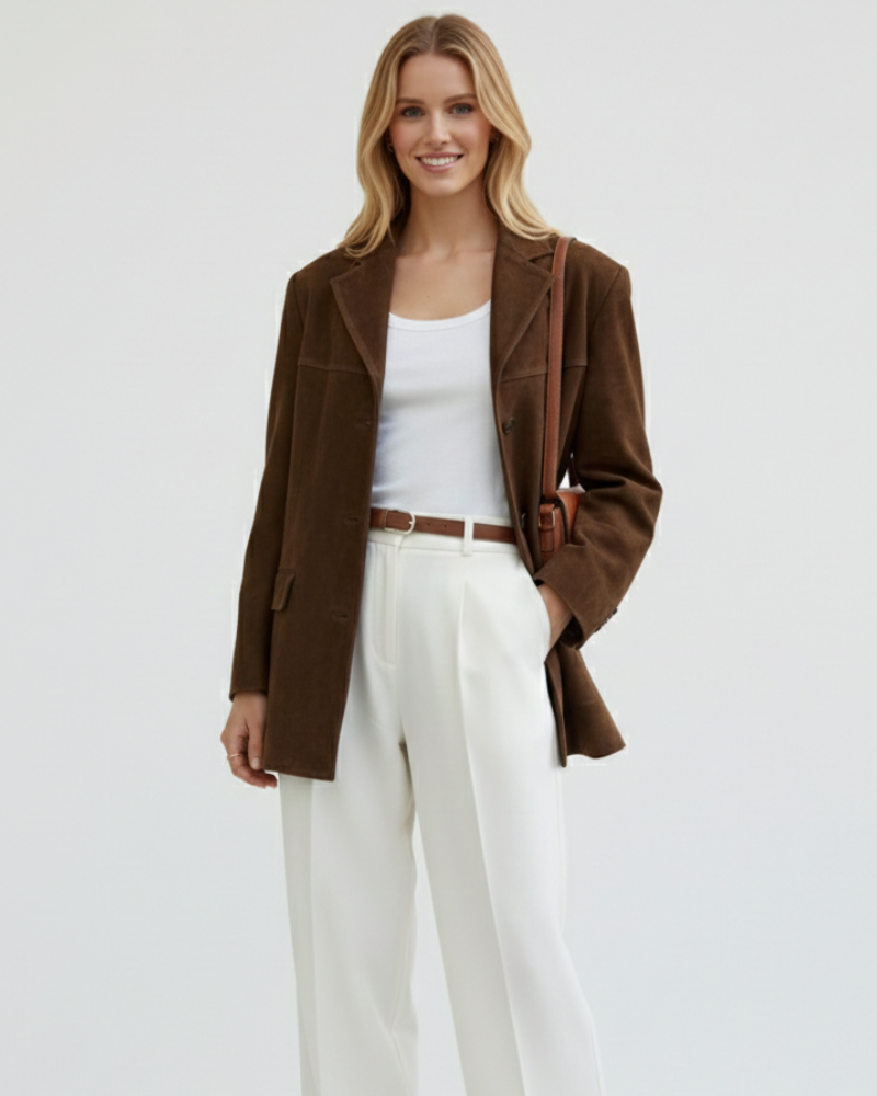 Oversized Blazer Women Relaxed Fit Structured | Wilhelmina