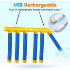 Kids reflex game reaction trainer falling stick drop challenge, adjustable speed