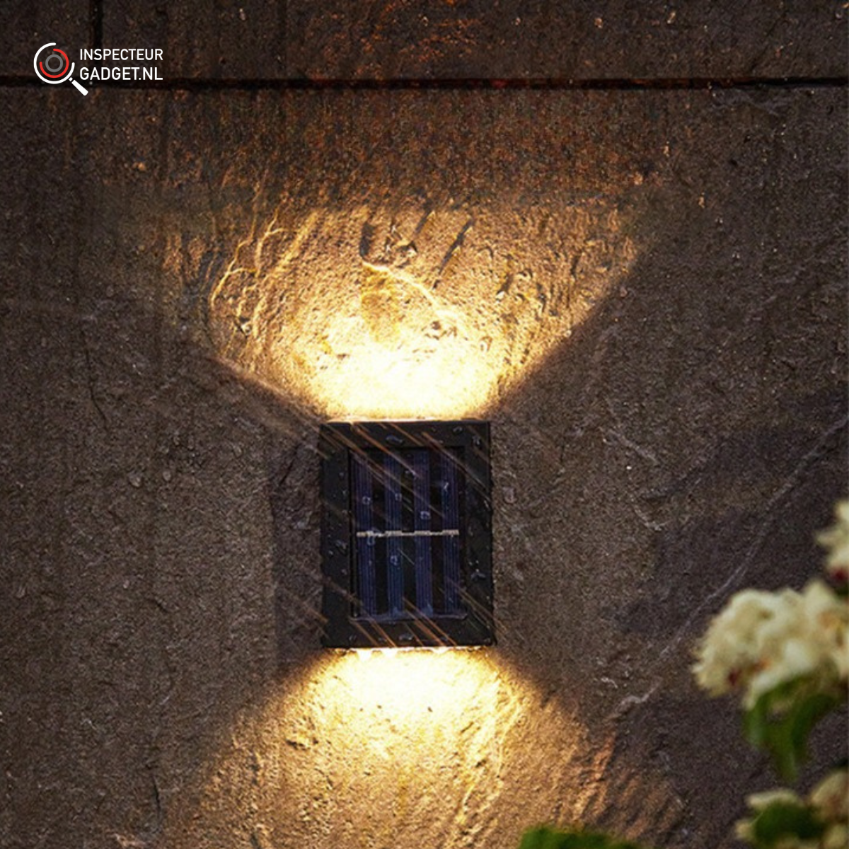 Solar Garden Lights Wireless LED Wall Lamps Automatic On Off