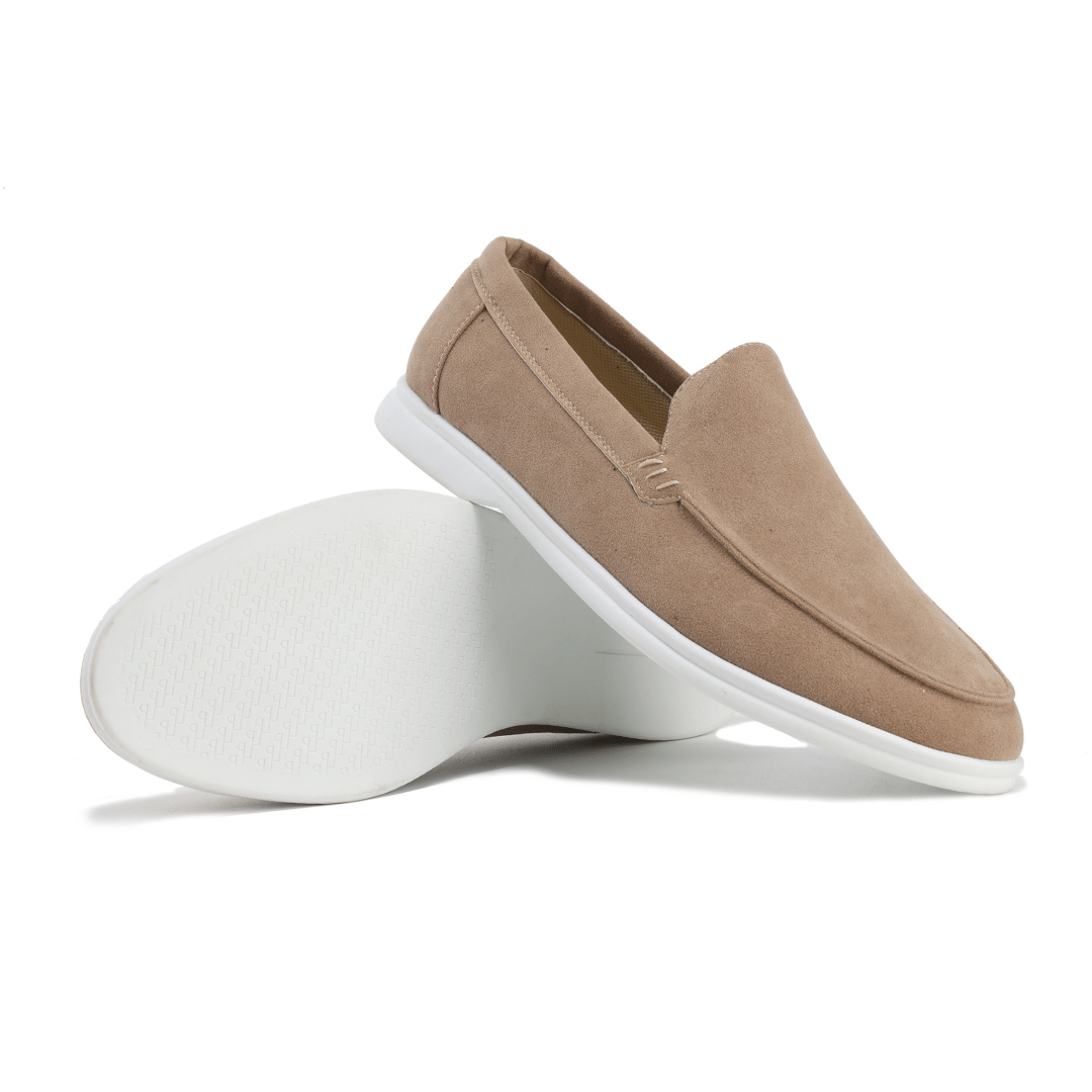 Men's slip-on loafers old money style, cushioned insole, sizes EU 39-46