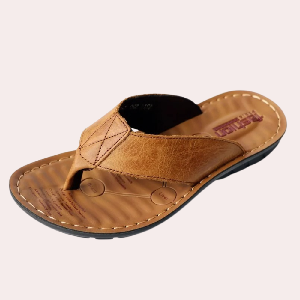 Flip Flops Men Casual Toe Post Sandals Lightweight Cushioned