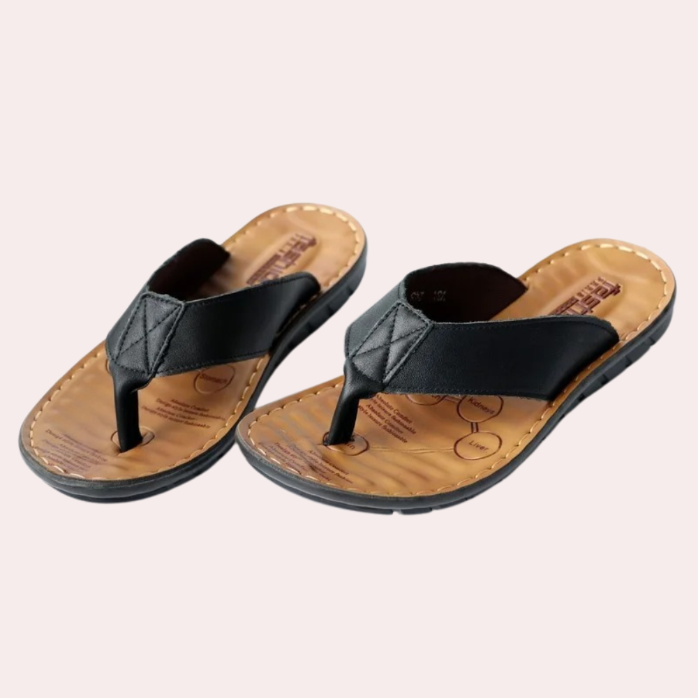 Flip Flops Men Casual Toe Post Sandals Lightweight Cushioned