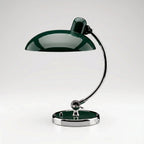 Metal dome table lamp with adjustable arm retro mid-century design
