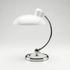 Metal dome table lamp with adjustable arm retro mid-century design