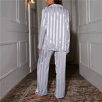 Silk pyjamas for women, soft all-season set in multiple colours
