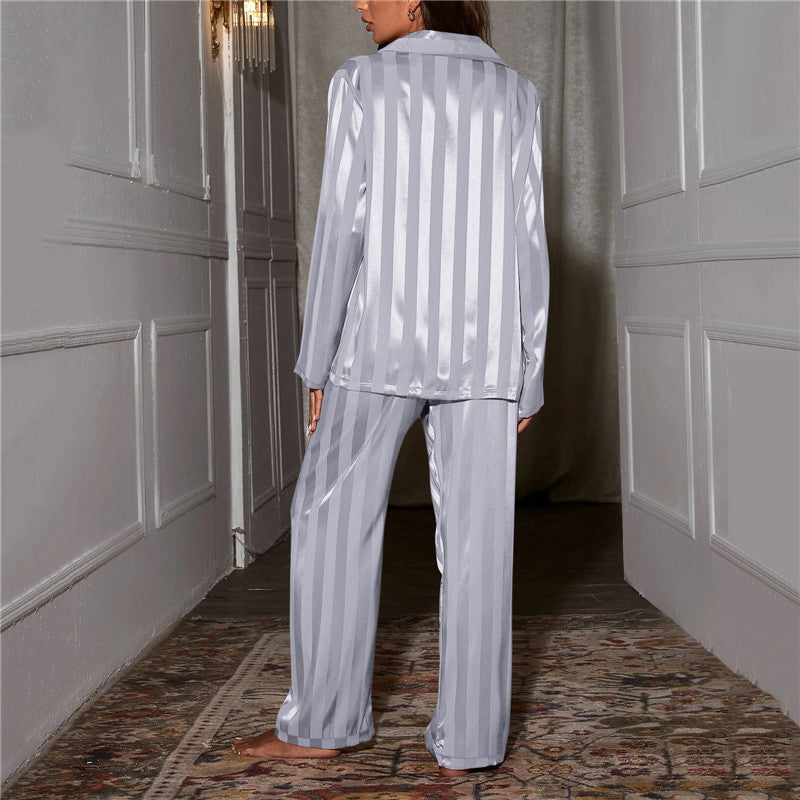 Silk pyjamas for women, soft all-season set in multiple colours