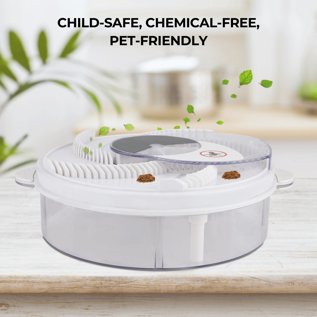 USB electric fly trap automatic rotating indoor outdoor pest control