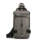 Anti-theft water-resistant backpack with USB charging port fits laptops up to 15.6 inches
