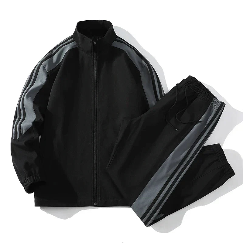 Men's Lounge Set with Zip Jacket | Comfortable Jogger Outfit