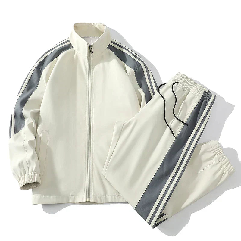 Men's Lounge Set with Zip Jacket | Comfortable Jogger Outfit