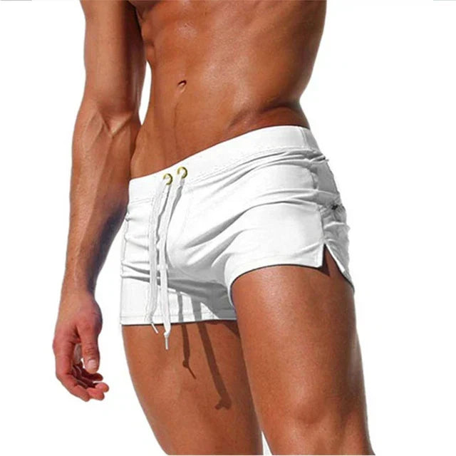 Men's swim shorts quick-dry with drawstring waist, beach and pool
