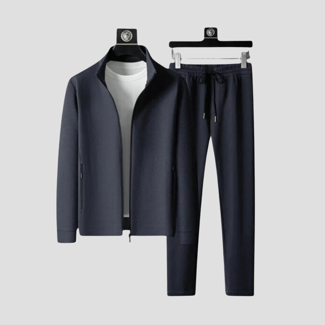 Men's Tracksuit Set | Stretch Lycra Slim Fit | Casual Lounge Wear