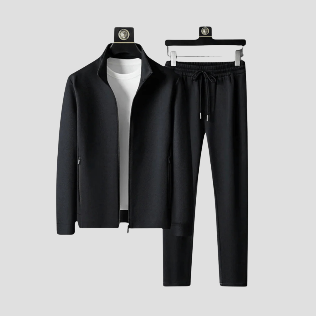 Men's Tracksuit Set | Stretch Lycra Slim Fit | Casual Lounge Wear