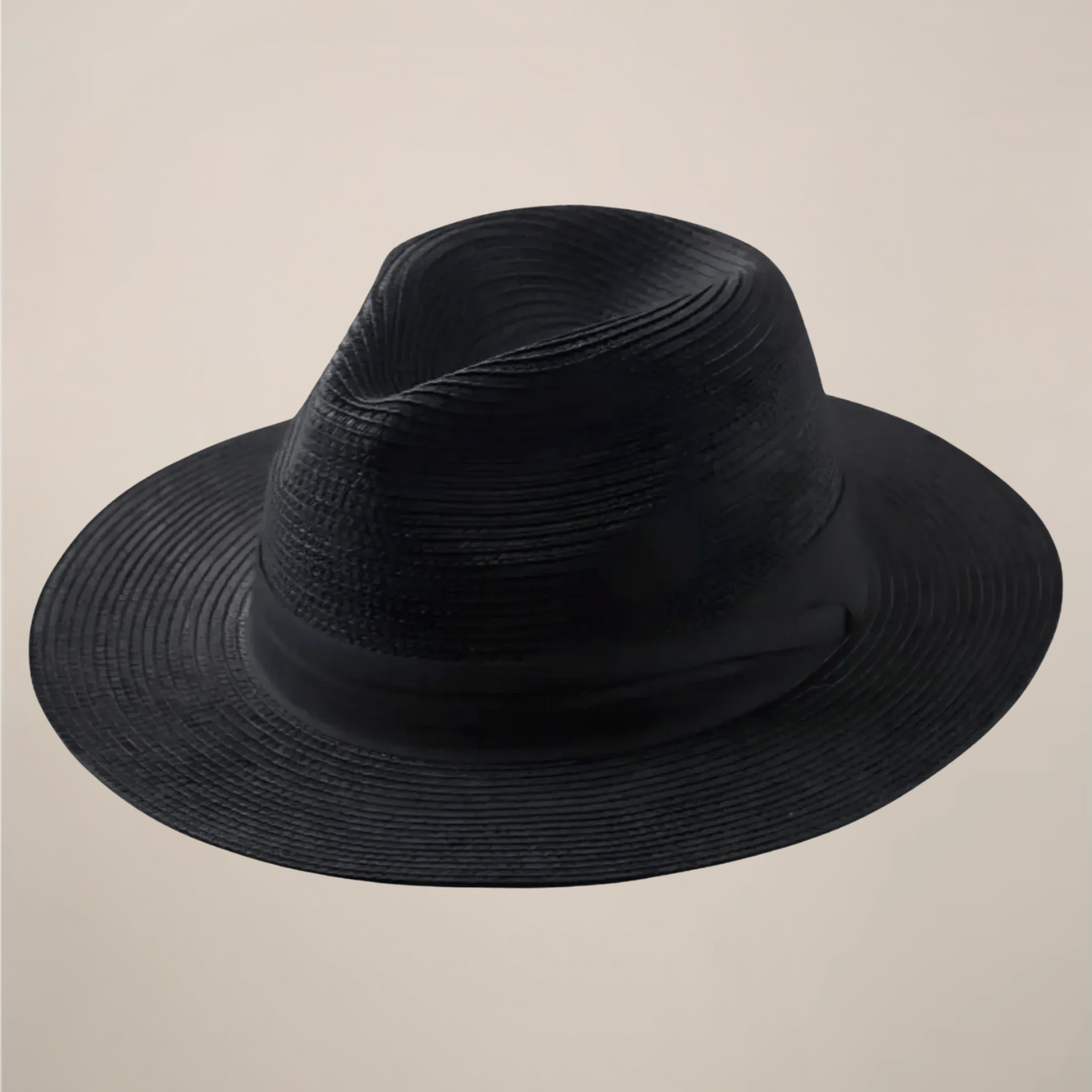 Men's Panama hat wide brim paper straw summer sun hat