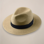 Men's Panama hat wide brim paper straw summer sun hat