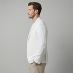Men linen blazer lightweight tailored fit for formal events