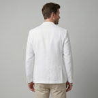 Men linen blazer lightweight tailored fit for formal events